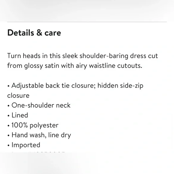 🔥 Closet Sale! Petal & Pup One-Shoulder Dress - Picture 6 of 7